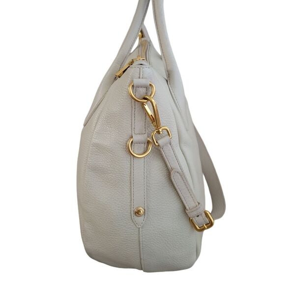 Prada Cream Leather Shoulder Bag Handbag - Picture 10 of 16